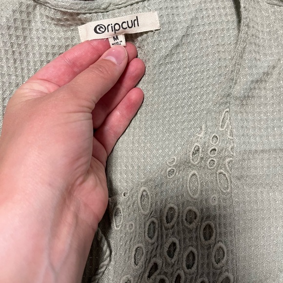 Rip Curl mint green boho baby doll dress - Picture 6 of 6